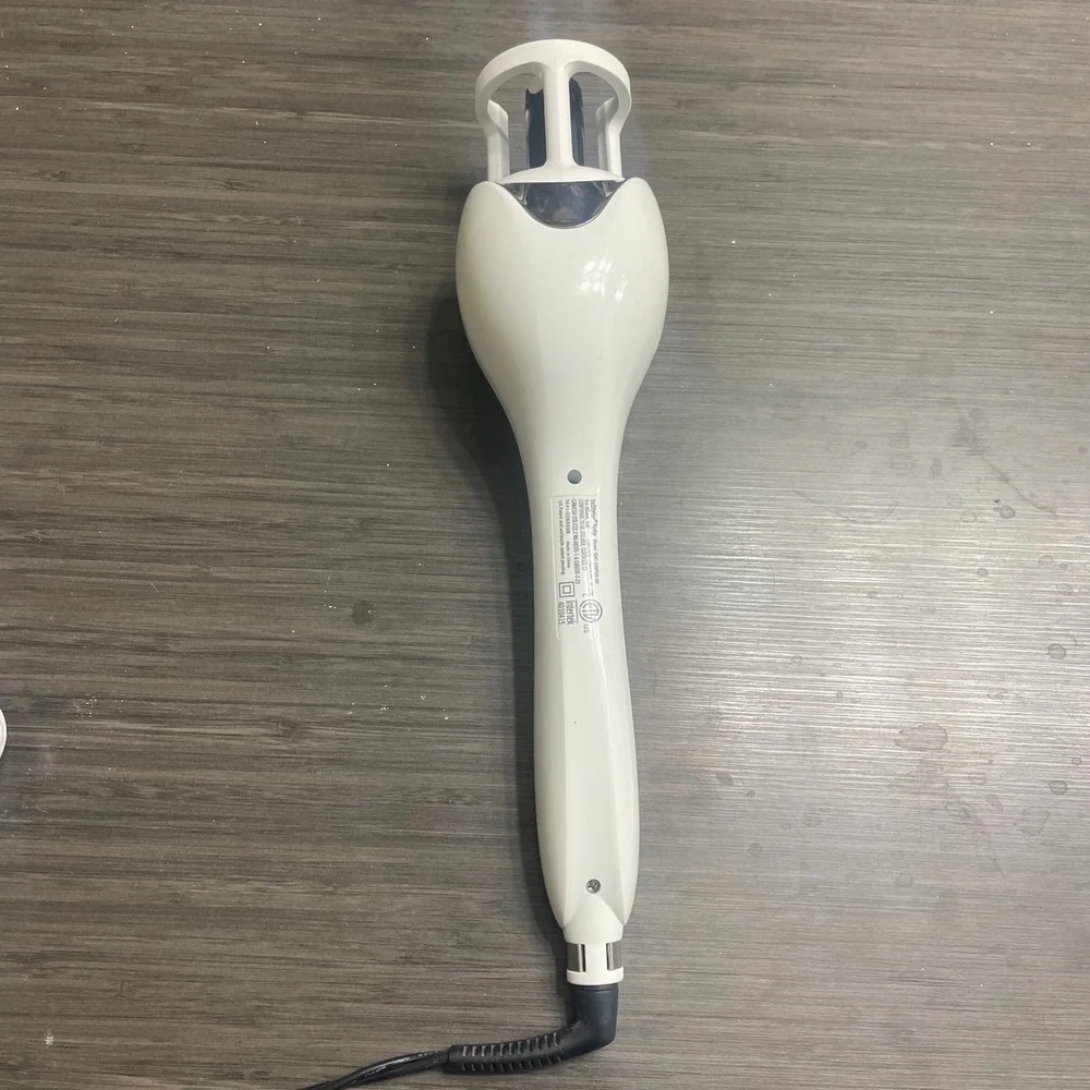 InStyler Tulip Auto Curler Ceramic Hair Curling Iron White ISAC-22WTUS-00‎